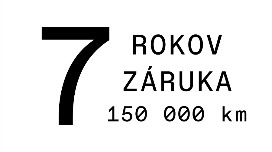 7 rokov záruka